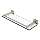 Montero 脡tag猫re en verre avec rail de galerie