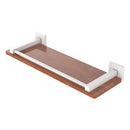 Montero 脡tag猫re en bois ip solide avec rail de galerie