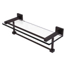 Montero 脡tag猫re en verre avec rail de galerie et barre  serviettes