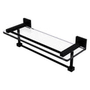 Montero 脡tag猫re en verre avec rail de galerie et barre  serviettes