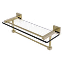 Montero 脡tag猫re en verre avec rail de galerie et barre  serviettes