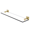 Montero Collection Glass Vanity Shelf with Beveled Edges