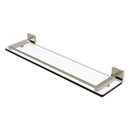 Montero 脡tag猫re en verre avec rail de galerie