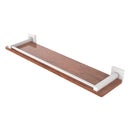 Montero 脡tag猫re en bois ip solide avec rail de galerie