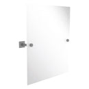 Montero Collection Contemporary Frameless Rectangular Tilt Mirror with Beveled Edge