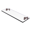 Glass Vanity Shelf with Beveled Edges