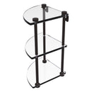 脡tag猫re de coin en verre 脿 trois niveaux