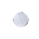 Pipeline Collection Frameless Round Wall Mounted Tilt Mirror