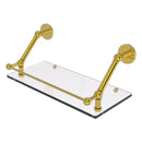 Prestige Skyline Floating Glass Shelf with Gallery Rail