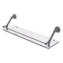Prestige Skyline Floating Glass Shelf with Gallery Rail