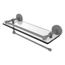 Prestige Skyline Collection Paper Towel Holder with Gallery Glass Shelf