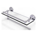Prestige Skyline Collection Paper Towel Holder with Gallery Glass Shelf
