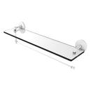 Prestige Skyline Collection Paper Towel Holder with Glass Shelf