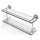 Prestige Skyline Collection Tempered Double Glass Shelf with Gallery Rail