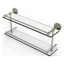 Prestige Skyline Collection Tempered Double Glass Shelf with Gallery Rail