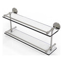 Prestige Skyline Collection Tempered Double Glass Shelf with Gallery Rail