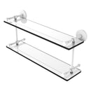 Prestige Skyline Collection Tempered Double Glass Shelf with Gallery Rail