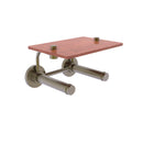 Prestige Skyline Porte-papier de toilette  2 rouleaux avec 茅tag猫re en bois