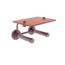 Prestige Skyline Porte-papier de toilette  2 rouleaux avec 茅tag猫re en bois