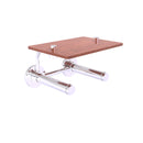 Prestige Skyline Porte-papier de toilette  2 rouleaux avec 茅tag猫re en bois