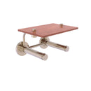 Prestige Skyline Porte-papier de toilette  2 rouleaux avec 茅tag猫re en bois