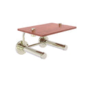 Prestige Skyline Porte-papier de toilette  2 rouleaux avec 茅tag猫re en bois