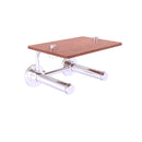 Prestige Skyline Porte-papier de toilette  2 rouleaux avec 茅tag猫re en bois