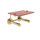 Prestige Skyline Porte-papier de toilette  2 rouleaux avec 茅tag猫re en bois