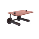 Prestige Skyline Porte-papier de toilette  2 rouleaux avec 茅tag猫re en bois