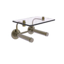 Prestige Skyline Porte-papier de toilette  2 rouleaux avec 茅tag猫re en verre