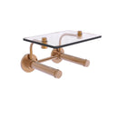 Prestige Skyline Porte-papier de toilette  2 rouleaux avec 茅tag猫re en verre