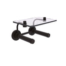 Prestige Skyline Porte-papier de toilette  2 rouleaux avec 茅tag猫re en verre