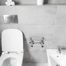 Prestige Skyline Porte-papier de toilette  2 rouleaux avec 茅tag猫re en verre