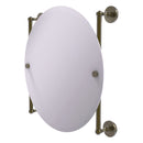 Prestige Skyline Miroir rond sans cadre mont sur rail