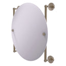Prestige Skyline Miroir rond sans cadre mont sur rail