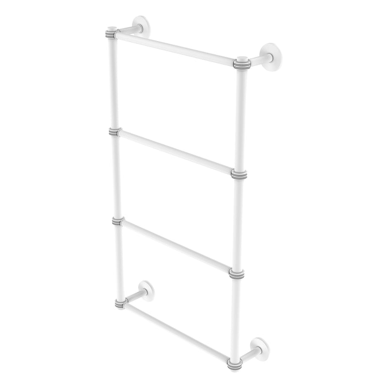 Prestige Skyline Collection 4 Tier Ladder Towel Bar with Dotted Accents