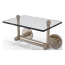 Prestige Skyline Porte-papier hygi茅nique  deux poteaux avec 茅tag猫re en verre