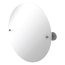 Frameless Round Tilt Mirror with Beveled Edge