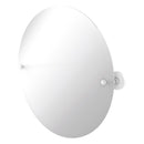Frameless Round Tilt Mirror with Beveled Edge