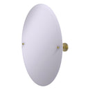 Frameless Oval Tilt Mirror with Beveled Edge