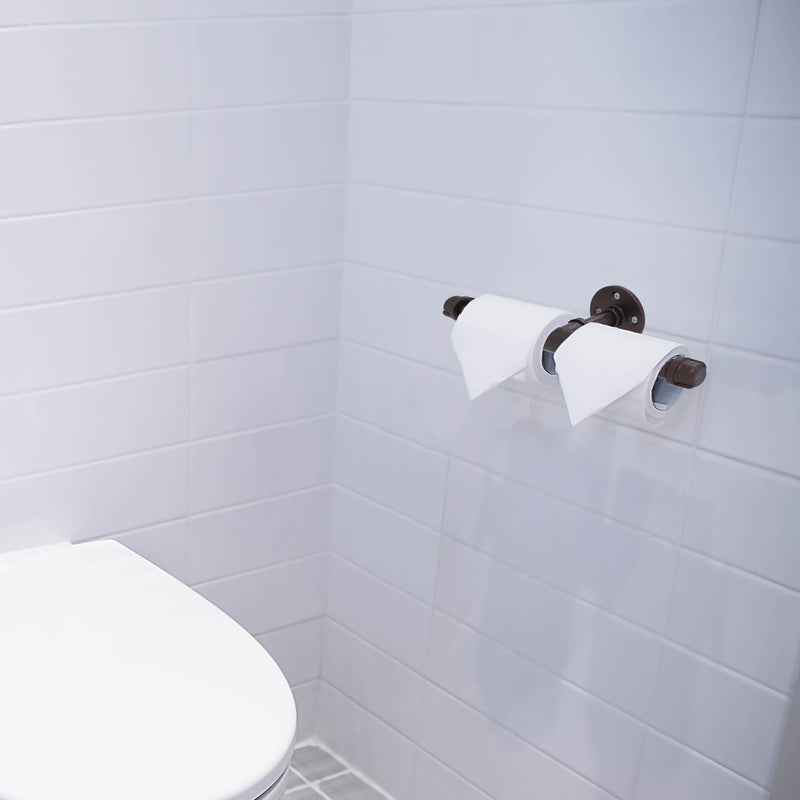 Pipeline Collection Double Roll Toilet Paper Holder