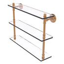 Pipeline Collection Triple Glass Shelf