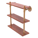 Pipeline 脡tag猫re triple en bois de fer