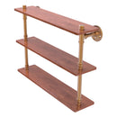 Pipeline 脡tag猫re triple en bois de fer