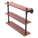 Pipeline 脡tag猫re triple en bois de fer