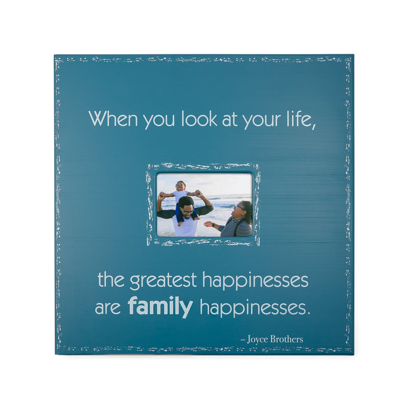 Wall art 20 x 20 picture frame with quote by Joyce Brothers