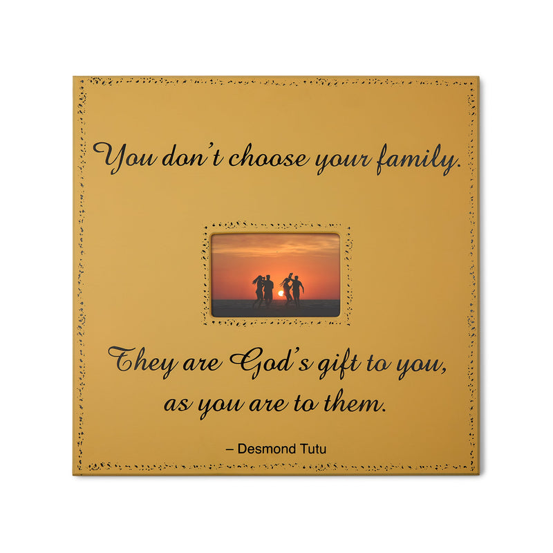 Wall art 20 x 20 picture frame with quote by Desmond Tutu