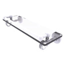 Pacific Grove Collection Glass Shelf with Gallery Rail with Dotted Accents