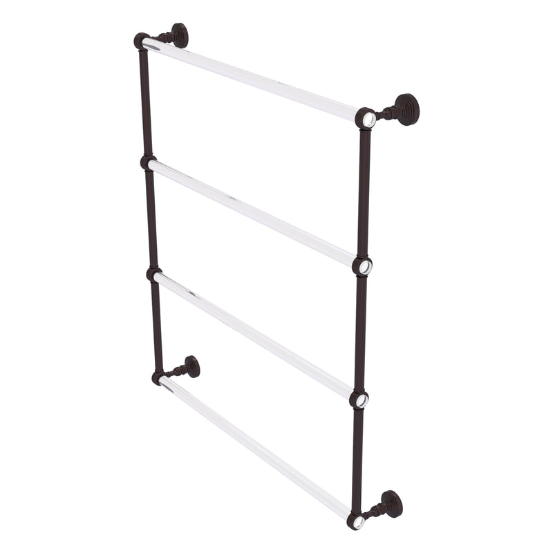 Pacific Grove Collection 4 Tier Ladder Towel Bar with Grooved Accents