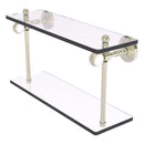 Pacific Grove Collection Two Tiered Glass Shelf with Twisted Accents